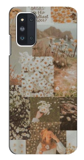 Чехол с печатью "Коллаж ромашек " для Samsung Galaxy F52 5G (E526)