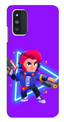 Чехол с принтом "Кольт в наушниках" для Samsung Galaxy F52 5G (E526)