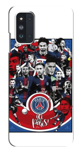 Чехол с принтом "Команда PSG" для Samsung Galaxy F52 5G (E526)
