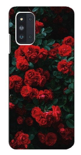 Чехол с печатью "Красные розы" для Samsung Galaxy F52 5G (E526)