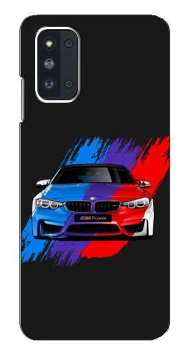 Чехол с картинкой "Красочный BMW" для Samsung Galaxy F52 5G (E526)