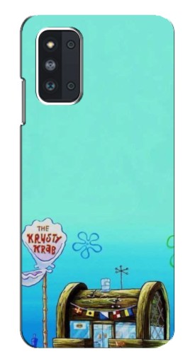 Чехол с печатью "Krusty Krab" для Samsung Galaxy F52 5G (E526)