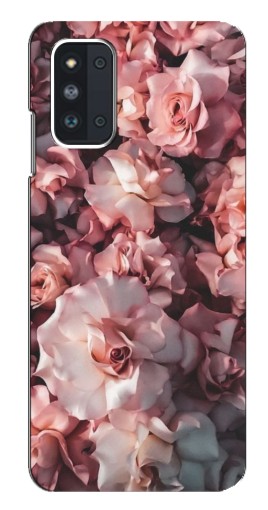 Силиконовый чехол с изображением "Куст роз" для Samsung Galaxy F52 5G (E526)