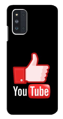 Чехол с принтом "Лайк YouTube" для Samsung Galaxy F52 5G (E526)