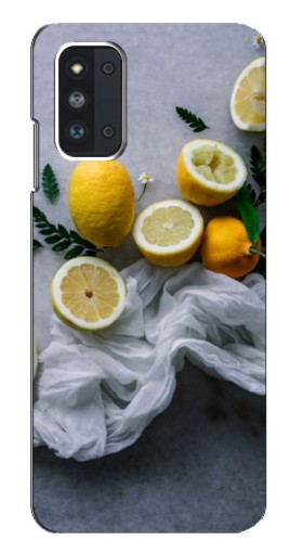 Силиконовый чехол с изображением "Лимонное настроение" для Samsung Galaxy F52 5G (E526)