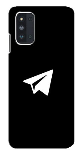 Чехол с принтом "Лого Телеграм" для Samsung Galaxy F52 5G (E526)