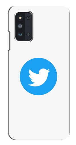 Силиконовый чехол с изображением "Лого Твиттера" для Samsung Galaxy F52 5G (E526)