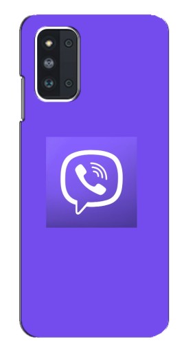 Чехол с принтом "Лого Viber" для Samsung Galaxy F52 5G (E526)