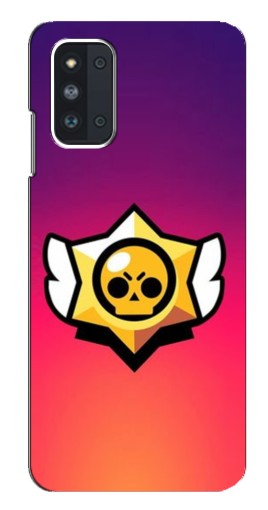 Чехол с принтом "Логотип Brawl Stars" для Samsung Galaxy F52 5G (E526)