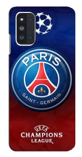 Силиконовый чехол с изображением "Логотип ПСЖ" для Samsung Galaxy F52 5G (E526)