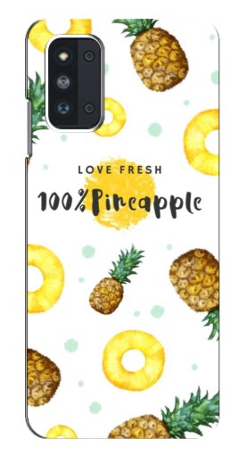 Чехол с принтом "Любовь к ананасам" для Samsung Galaxy F52 5G (E526)