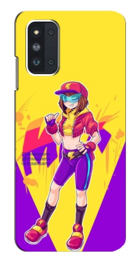 Силиконовый чехол с изображением "Макс Бравл Старс" для Samsung Galaxy F52 5G (E526)