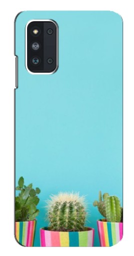 Чехол с печатью "Маленькие кактусы" для Samsung Galaxy F52 5G (E526)