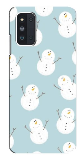 Чехол с печатью "Маленькие снеговики" для Samsung Galaxy F52 5G (E526)