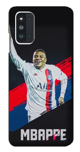 Силиконовый чехол с изображением "Mbappe в ПСЖ" для Samsung Galaxy F52 5G (E526)