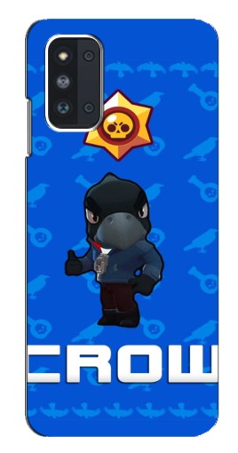 Чехол с печатью "Медаль Crow" для Samsung Galaxy F52 5G (E526)
