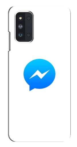 Чехол с картинкой "messenger logo" для Samsung Galaxy F52 5G (E526)