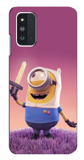 Силиконовый чехол с изображением "Миньон с мечом" для Samsung Galaxy F52 5G (E526)