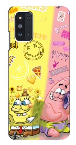 Чехол с печатью "Модный разговор" для Samsung Galaxy F52 5G (E526)