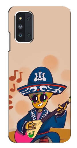 Чехол с печатью "Музыкант Poco" для Samsung Galaxy F52 5G (E526)