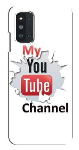 Чехол с печатью "My YouTube" для Samsung Galaxy F52 5G (E526)