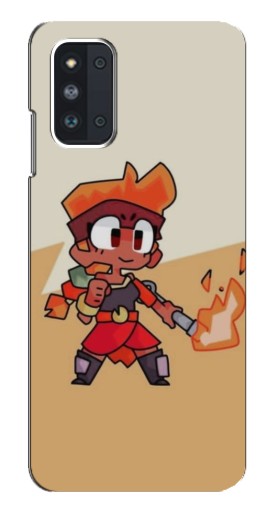 Чехол с печатью "Нарисованная Amber" для Samsung Galaxy F52 5G (E526)