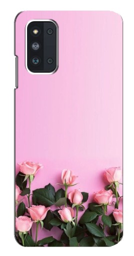 Чехол с картинкой "Нежные розы" для Samsung Galaxy F52 5G (E526)