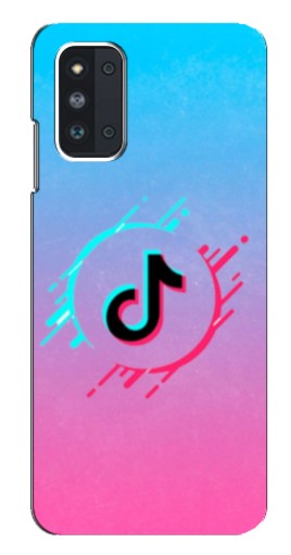 Чехол с печатью "Нота ТикТок" для Samsung Galaxy F52 5G (E526)