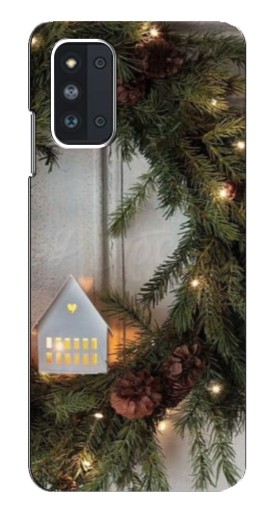 Чехол с принтом "Новогодний венок" для Samsung Galaxy F52 5G (E526)