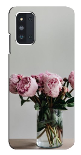 Чехол с печатью "Пионы в вазе" для Samsung Galaxy F52 5G (E526)