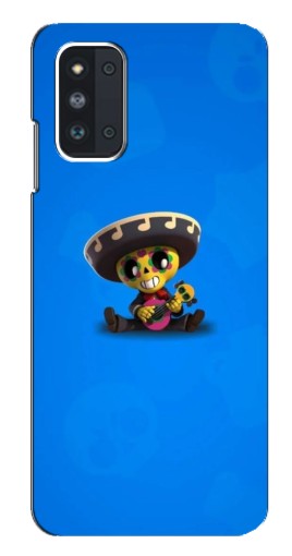 Чехол с принтом "Poco с гитарой" для Samsung Galaxy F52 5G (E526)