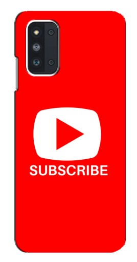 Чехол с принтом "Подписаться" для Samsung Galaxy F52 5G (E526)