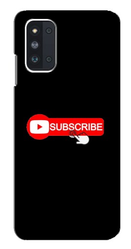 Силиконовый чехол с изображением "Подпишись" для Samsung Galaxy F52 5G (E526)