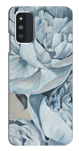 Чехол с принтом "Рисунок пионы" для Samsung Galaxy F52 5G (E526)