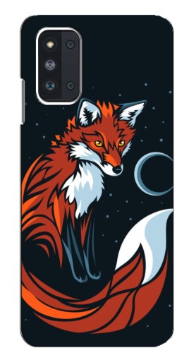 Чехол с печатью "Рыжая лиса" для Samsung Galaxy F52 5G (E526)
