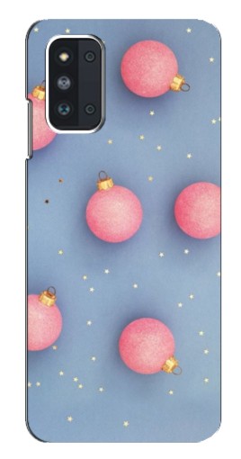 Силиконовый чехол с изображением "Розовые шары" для Samsung Galaxy F52 5G (E526)