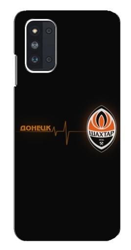 Силиконовый чехол с изображением "Шахтер в сердце" для Samsung Galaxy F52 5G (E526)