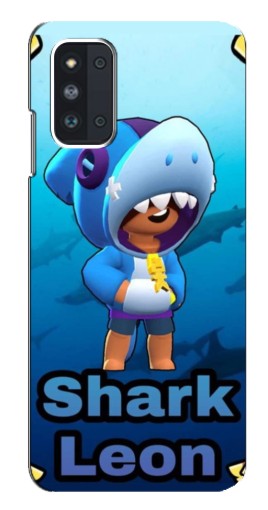 Силиконовый чехол с изображением "Shark Leon" для Samsung Galaxy F52 5G (E526)