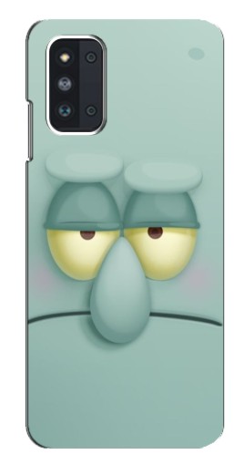Силиконовый чехол с изображением "Сквидвард" для Samsung Galaxy F52 5G (E526)