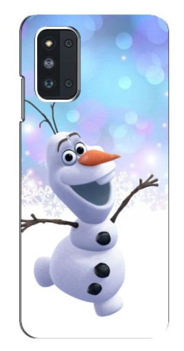 Чехол с печатью "Снеговик Олаф" для Samsung Galaxy F52 5G (E526)