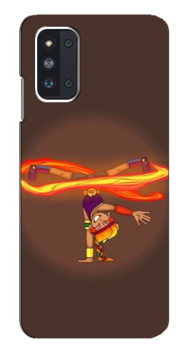 Силиконовый чехол с изображением "Танцующая Амбер" для Samsung Galaxy F52 5G (E526)