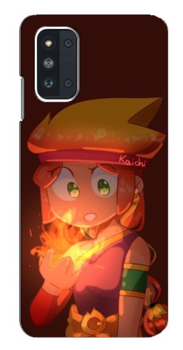 Чехол с принтом "Удивлённая Амбер" для Samsung Galaxy F52 5G (E526)