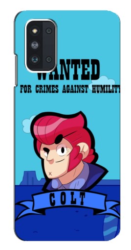 Чехол с принтом "WANTED COLT" для Samsung Galaxy F52 5G (E526)