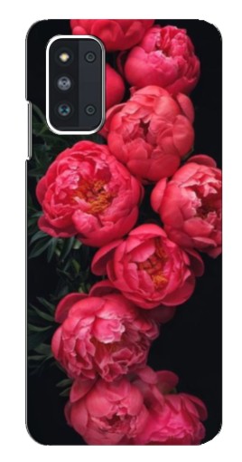 Чехол с картинкой "Яркие пионы" для Samsung Galaxy F52 5G (E526)
