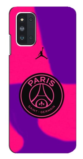 Силиконовый чехол с изображением "Яркий лого PSG" для Samsung Galaxy F52 5G (E526)