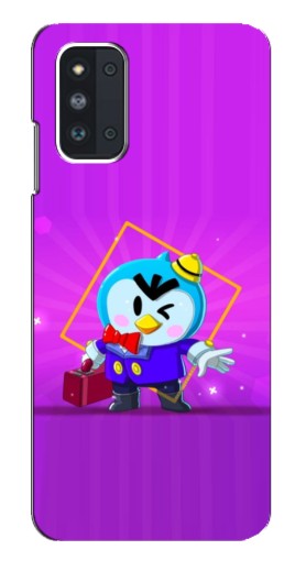 Чехол с принтом "Яркий пингвин" для Samsung Galaxy F52 5G (E526)