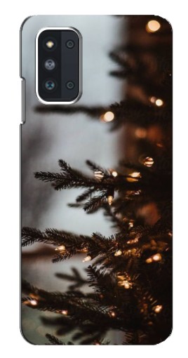 Чехол с печатью "Елка с гирляндой" для Samsung Galaxy F52 5G (E526)