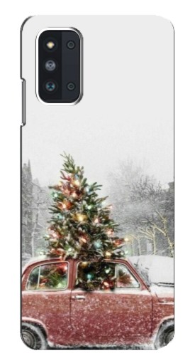 Чехол с картинкой "Елка в машине" для Samsung Galaxy F52 5G (E526)