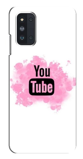 Силиконовый чехол с изображением "Ютуб в дыму" для Samsung Galaxy F52 5G (E526)