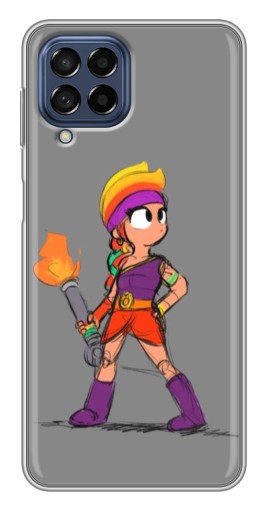 Чехол с принтом "Amber с факелом" для Samsung Galaxy M53 (5G) (M536B)